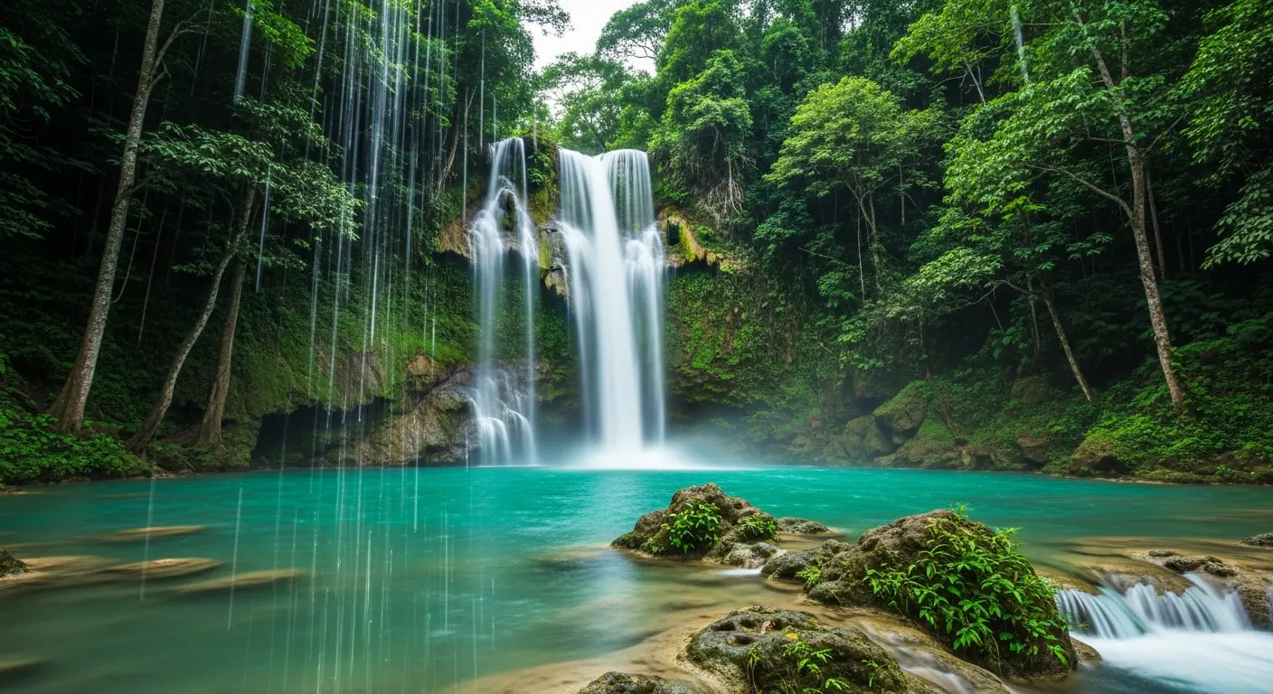 Lapopu waterfall in Sumba